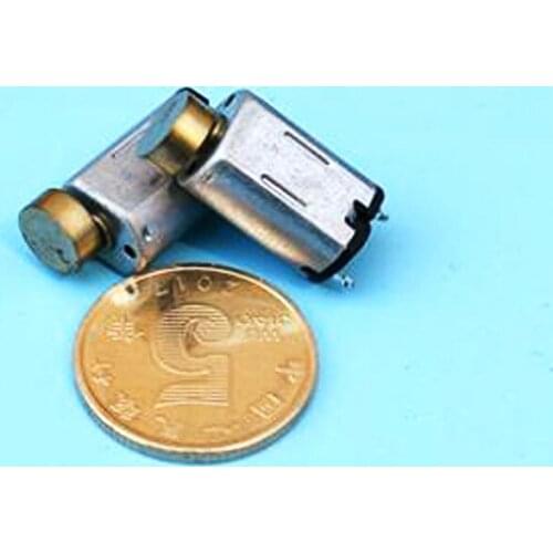 Mini Strong Vibrator M20 Strong Magnetic Motor DC 3V with Copper Vibrating Wheel Small Electric Vibration Motor for DIY Massager