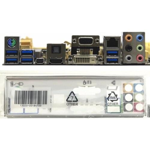 New I/O shield back plate of motherboard for Z87-PLUS just shield backplate Free shipping