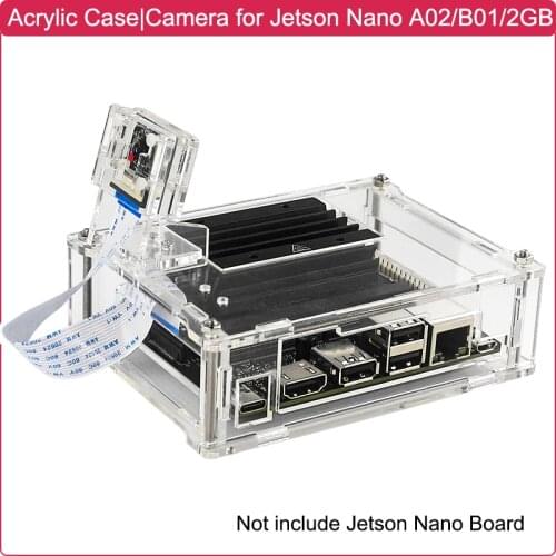 Nvidia Jetson Nano IMX219 8MP Camera | Holder | Acrylic Case | Cooling fan Transparent Shell for Jetson Nano A02/B01/2GB