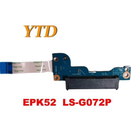 Original for HP 15-DA 15-DB HDD HARD DRIVE CONNECTOR CABLE BOARD LS-G072P 435OM932L01 EPK52 LS-G072P tested good free shipping