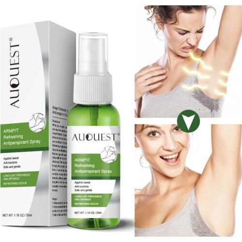 Auquest Armpit Refreshing Antiperspirant Spray Deodorant Body Underarm Odor Remover Deodorant Spray Body Care Unisex