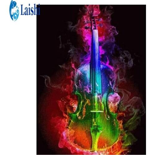 Full square/Round Diamond embroidery diamond Painting Color guitar Diamond drawing Cross Stitch Rhinestone Of picture Mosaic