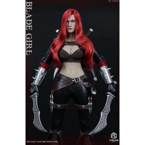 Full set action figure FIGURECOSER COS001 1/6 LOL Katarina Du Couteau the Sinister Blade Figure Model Toys
