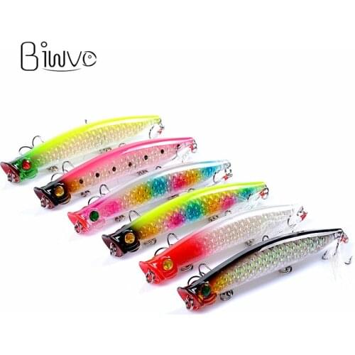 BIWVO 11CM Minnow Hard Lure With Triple Hook Artificial Bait All Goods About Fish Swimbait Fishing Accessories