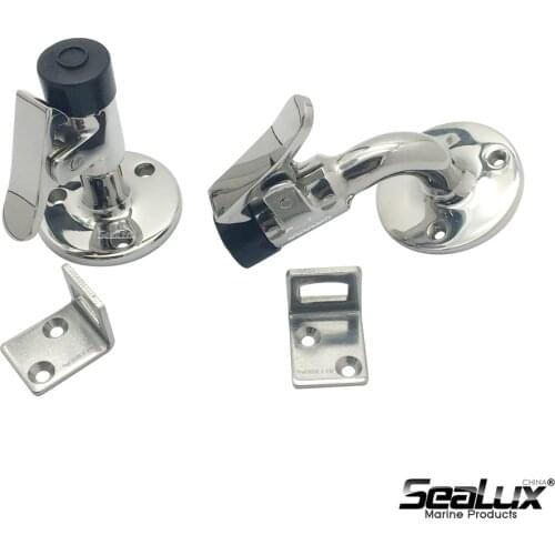 Sealux Door holder Door stopper Stainless steel 316 Cushioned Marine hardware accessory Yacht Boat House