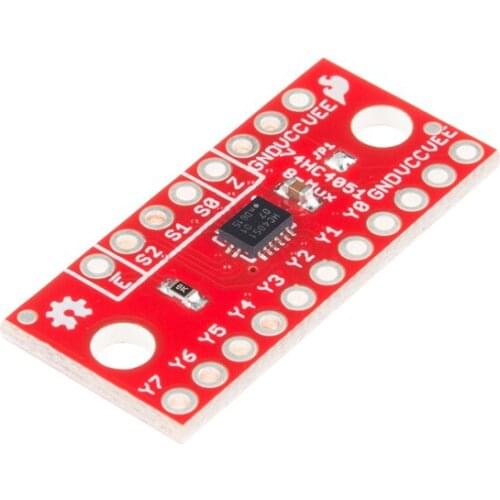 SparkFun Multiplexer Breakout -8 Channel (74HC4051 BOB-13906