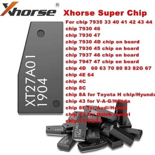Xhorse VVDI Super Chip Transponder for ID46/4D/4C/8C/8A/T3/For Toyota H chip for VVDI2 VVDI Key Tool Max and Mini Key Tool