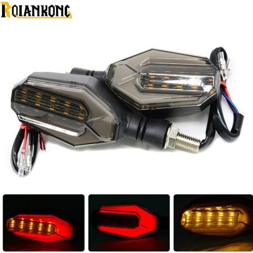 Motorcycle Turn Signal 14 LED 12V 2W Moto Flasher For Dual Sport Suzuki TS DR DRZ DR350 DR650 DRZ400 GS DL Z GSXR
