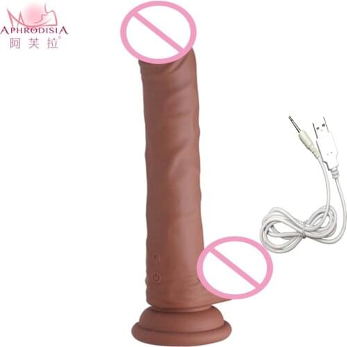 Mlsice 23.5*3.9 CM 10 Speed Rotating Vibration dildo Soft Silicone Masage Penis Suction Dildo Vibrator For Gay Anal Sex Toy