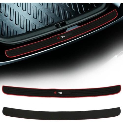 YT-050511 Universal Car Rear Bumper Protector Anti-scratch Rubber Strip for Auto Accessories
