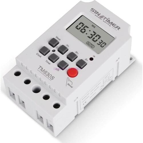 30pcs AC 220V DC 12V Second Setting Digital Timer Switch 24hr 7 Days Weekly Programmable Time Relay Voltage Output High Load