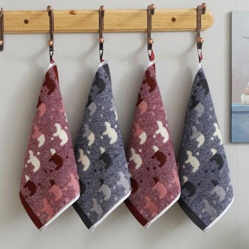 4pcs Children Cute Style Hand Face Washing Towel Handkerchief for Household Wall Kitchen Supplies for Washing and Bathing
