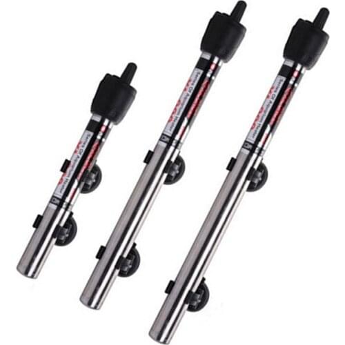 50W-500W Stainless Steel Aquarium Fish Tank Water Heater Mini Adjustable Heating Rod For Aquarium Temperature Control