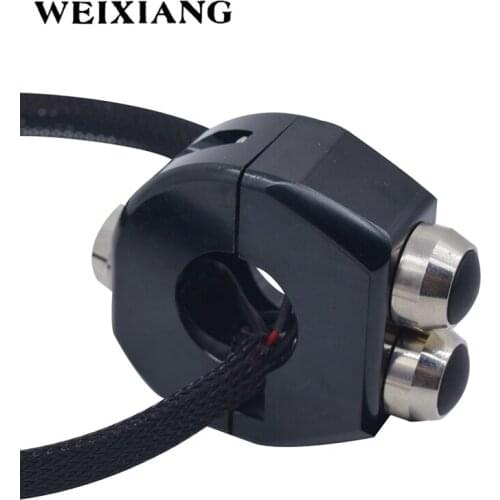 7/8" 22mm Aluminum Alloy CNC Motorcycle Switches Handlebar Mount Switch Headlight Fog Light ON OFF Start Kill Horn Reset Button
