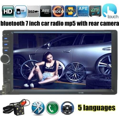 Autoradio 7''2 din Car radio MP5 palyer bluetooth Mirror Link USB TF FM AUX in radio cassette player touch screen audio stereo