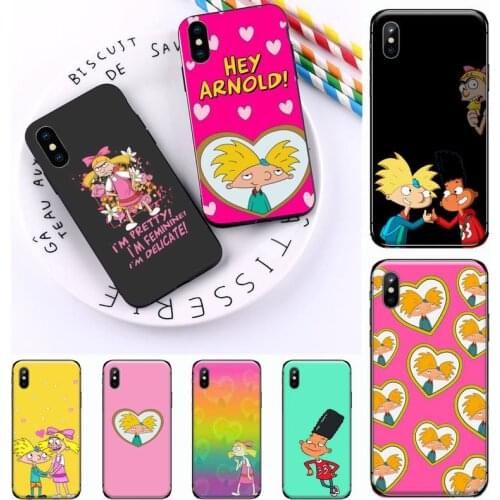 Hey Arnold American cartoon Phone Case for iPhone 11 12 mini pro XS MAX 8 7 6 6S Plus X 5S SE 2020 XR