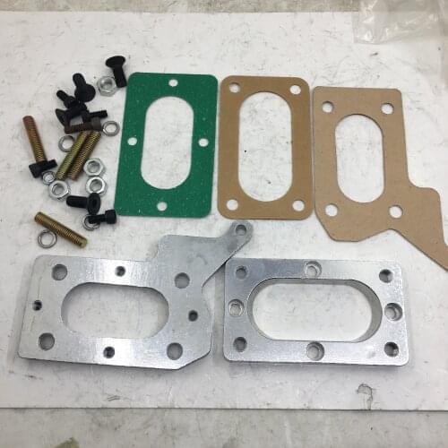 SherryBerg fajs EMPI Carb carburetor Adapter for Mazda Dodge Mitsubishi Chrysler 1.6 2.0 2.6 rep Weber 32/36 38/38 DGV DGEV DGAV