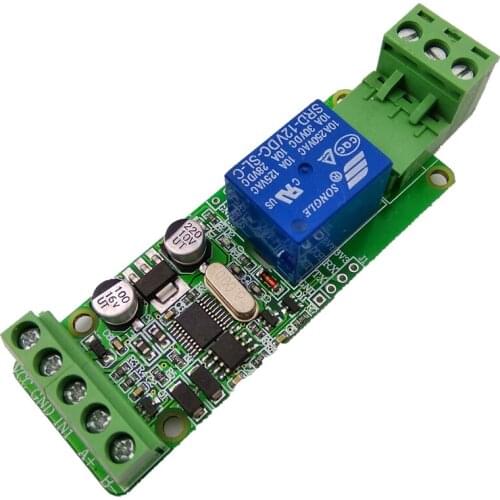 Modbus-Rtu 1-way 12V relay module 1-way switch input/output RS485