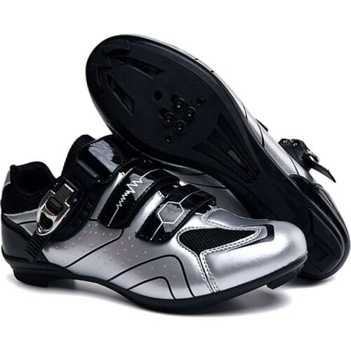 Menss Cycling Shoes Spin Shoes Lock Pedal Bike Shoes Ultralight Comfortable Auto-Lock Bike Bicycle Riding Shoes