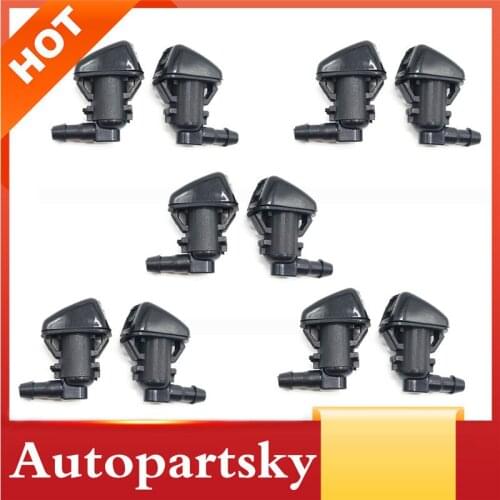 5Set (10PCS) 55157319AA 4806312AA Windshield Wiper Washer Spray Nozzle Jet For Dodge Nitro for Jeep Liberty Commander 2008-2012
