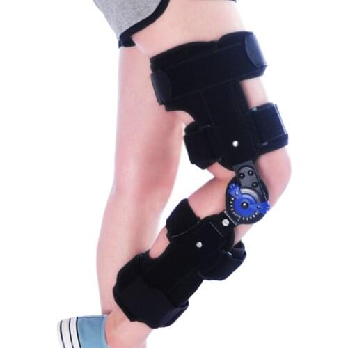 Adjustable Knee Braces Fixed Legs Knee Meniscus Ligament Injury Fracture Splint Protector