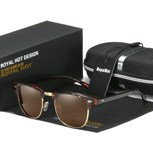 RoyalHot for Dropshipping Own US Warehouse Men Women Polarized UV400 Classic Sunglasses