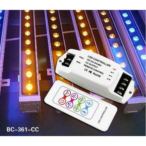 BC-361-350/700ma 3CH Constant Current Multi-function RGB Controller RF remote LED RGB cotroller DC12V-DC48V LED Controller
