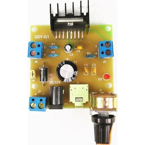 TDA7297 stereo power amplifier board plus heat sink 15w noise-free power amplifier board parts