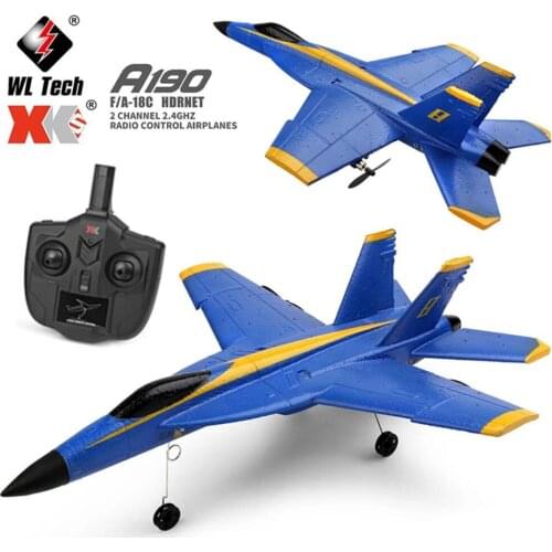 Wltoys XKS A190 2.4G RC Airplane Flying Aircraft 2CH EPP Foam Fixed Wing Airplane Foam Plane Remote Control Aircraft Model Toys