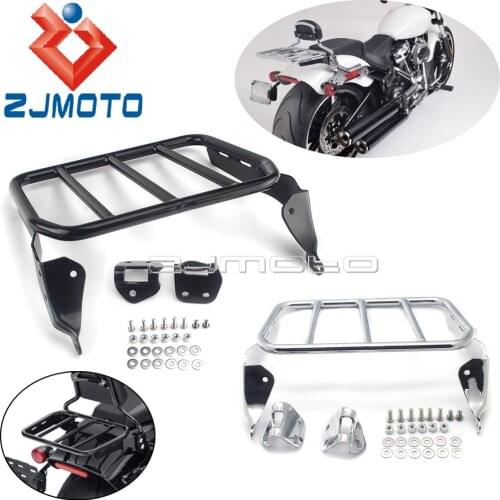 Motorcycle Rear Luggage Rack Steel Cargo Rack Docking Hardware For Harley Breakout FXBR FXBRS Fat Boy FLFB FLFBS 2018-2020 2021