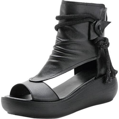 ZXRYXGS Women's Wedge Ankle Boots