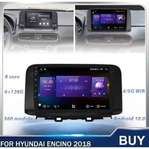 128G Android Touch Screen stereo receiver Car Radio GPS Navigation For Hyundai Encino 2018 Car dvd Multimedia Player head unit