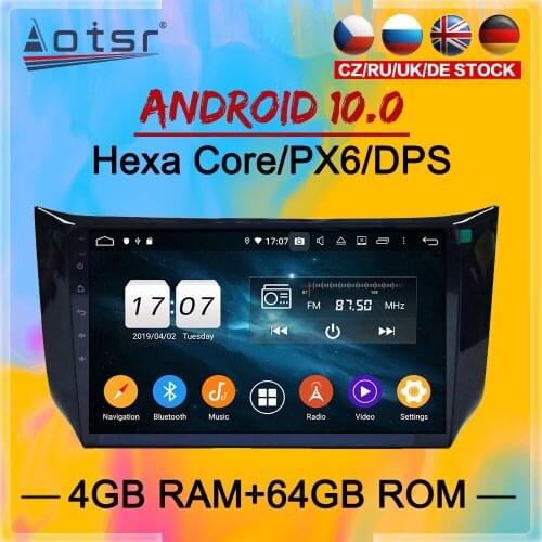 2 Din IPS Android 10 DSP Car Multimedia Player For NISSAN SYLPHY 2012 - 2015 2016 2017 2018 Navi Audio Radio BT Stereo head unit