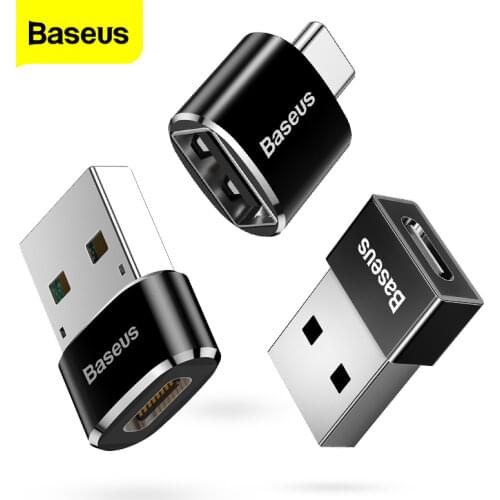 Baseus USB Type C OTG Adapter USB C Male To Micro USB Female Cable Converters For Macbook Samsung S10 Huawei USB To Type-c OTG