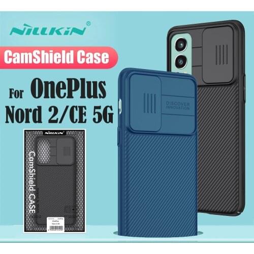 For OnePlus Nord CE 5G Case NILLKIN CamShield Case Slide Camera Lens Privacy Protection Phone Back Cover For One Plus Nord CE 5G