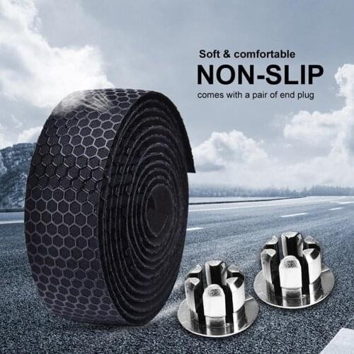 Mountain Bike Pattern Honeycomb Camouflage Sponge Straps Mountain Bike Straps Road Bike Non-slip Synthetic Sponge Straps