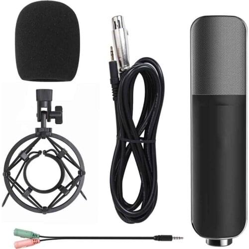 Karaoke Condenser Microphone Wired Microphone ,Hanging Microphone Used For Radio Station Singing Recording Sound Card Microphone