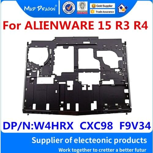 New original Laptop Bottom Base Cover Bottom Case ASSY For Dell Alienware 15 ALW15 R3 R4 0CXC98 CXC98 0F9V34 F9V34 0W4HRX W4HRX