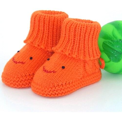 FEERIJT Handmade Baby Toddler Shoes Newborn Baby Girls Knitting First Walker Infant Shoes 2019 Spring Breathable Pink Yellow