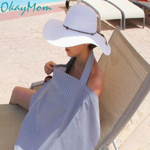 OkayMom Baby Breastfeeding Cover Infant Breathable Cotton Cloth Nursing Cover Breast Feeding Apron Breastfeeding Scarf For Baby