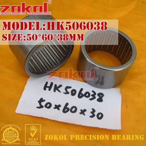 ZOKOL bearing HK506038 Needle Roller Bearing 50*60*38mm