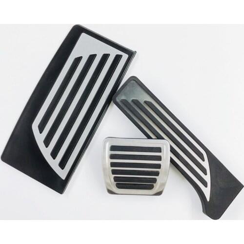 Car Accelerator Brake Foot Rest Pedal Pads for Alfa Romeo Giulia 2016 2017 2018 2019 No Drilling Pedals Car Interior Accessories