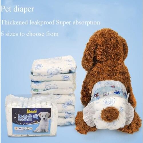 AHUAPET 10pcs Puppy Training Pads Pet Pee Training Pads Pet Diapers Dog Pee Pads Dog Nappy Waste Cleaning 6 Sizes Pet Supplies E