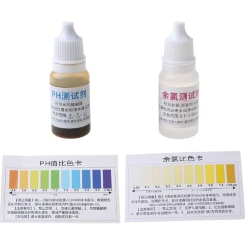 Practical pH A2O Water pH OTO Dual Test Kit with Test Card for 100-125 tests