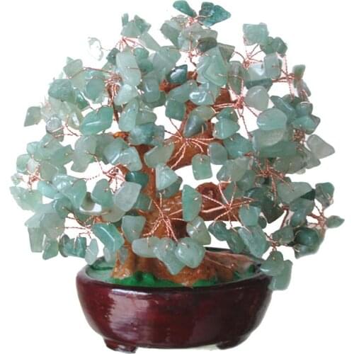 Lucky tree!!!Natural East Forest jade crystal gem tree Aura