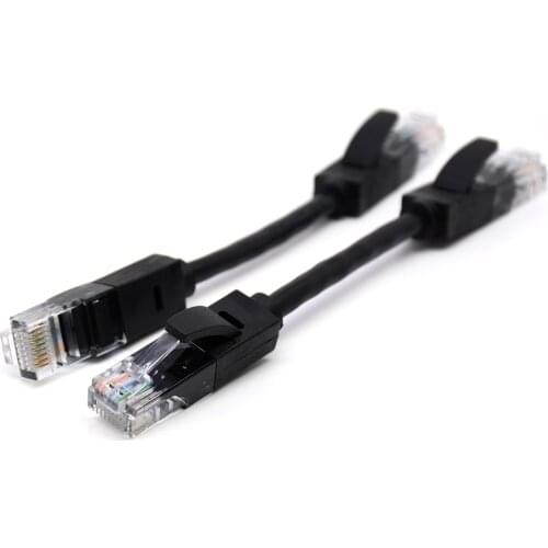 100pcs/lot RJ45 Cat 5e network cable UTP Network Ethernet cable Cord Short Internet LAN Cable 15CM(0.5ft) for switch router lapt
