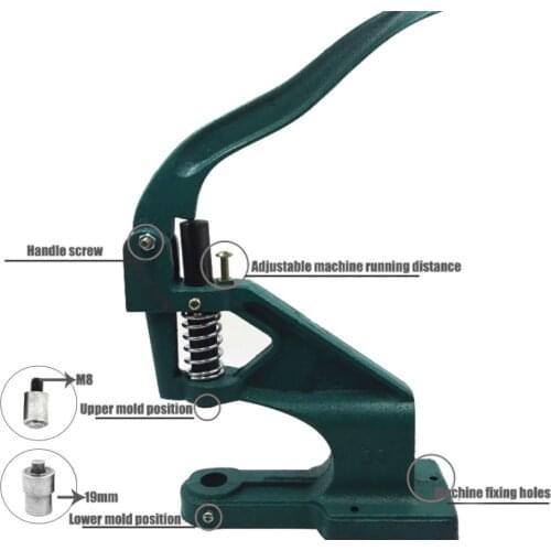 Metal buttons Installation.Snaps machine. Rivet.Sewing repair tools. Clothing & Accessories.Rivets installation press machine