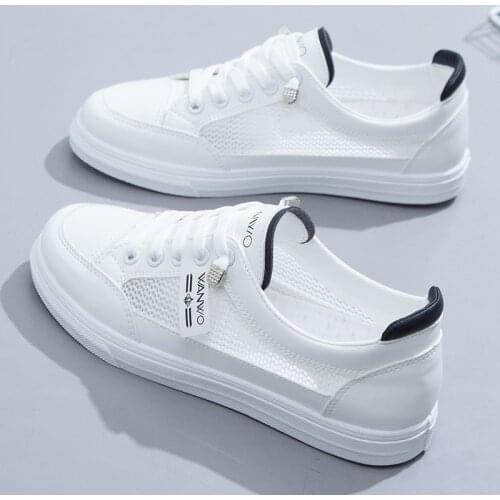 Women Sneakers Breathable Womens Vulcanize Shoes New Fashion Comfortable Walking Sports-shoes Summer Ladies White Sneakers
