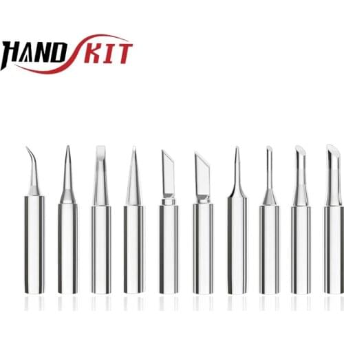 10PCS Solder Tips 936 Soldering Station Lead-free Soldering Iron Tips 900M Serise Sting Welding Tools 1.3K 1.8K 1.2D 1C B I