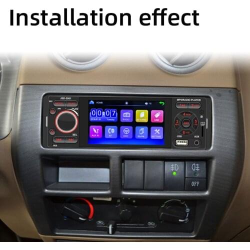 4.1 Inch Support IOS And Android System Mirroring Connection Rear View Capacitive Screen Bluetooth Stereo Touch Screen Radio